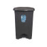 Pedal bin Anthracite Plastic 50 L (3 Units)