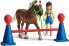 Фото #4 товара Игровой набор Schleich 42481 Тренировки ловкости пони, с 2 пони, фигуркой девочки и аксессуарами