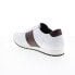 Фото #6 товара Bruno Magli Evo EVO5 Mens White Leather Lace Up Lifestyle Sneakers Shoes 9.5
