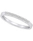 ფოტო #1 პროდუქტის Diamond Wedding Band (1/5 ct. t.w.) in 14k Gold