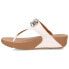 FITFLOP Lulu Jewel-Deluxe Leather Toe-Post Slides