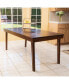 Bold and Vibrant Contemporary Acacia Wood Dining Table