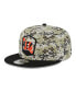 ფოტო #4 პროდუქტის Men's Camo, Black Cincinnati Bengals 2023 Salute To Service 9FIFTY Snapback Hat