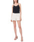 Ruffle-Hem Welt-Pocket Shorts