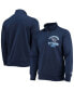 Men's Navy Tennessee Titans Heisman Quarter-Zip Jacket