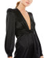 ფოტო #3 პროდუქტის Women's Ieena Front Twist Puff Sleeve Deep V Jumpsuit