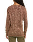 Johnny Was Rita V-Neck Wool & Cashmere-Blend Pullover Women's Brown Xs