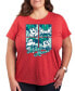 Фото #1 товара Plus Size Minnie Mouse Graphic T-shirt