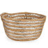 Decorative basket Silver Natural 20 x 10 x 20 cm (24 Units)