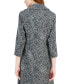 Women's Jacquard Wide-Collar Kissing Topper Jacket