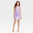 Фото #1 товара Women's Mini A-Line Dress - A New Day Purple Sequin S