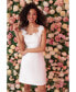 ფოტო #3 პროდუქტის Women's Mikado Embellished Sheath Dress