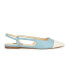 Women's Babee Slingback Cap Toe Flats