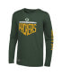 Фото #1 товара Men's Green Green Bay Packers Impact Long Sleeve T-shirt