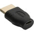 Фото #1 товара InLine HDMI Adapter HDMI A male / HDMI D female gold plated
