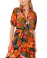 ფოტო #3 პროდუქტის Women's Floral Short-Sleeve Babydoll Dress