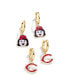 ფოტო #1 პროდუქტის Women's Gold Cincinnati Reds Team Earrings Set