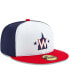 Фото #3 товара Men's White Washington Nationals Alternate 2 2020 Authentic Collection On-Field 59FIFTY Fitted Hat