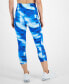 Фото #2 товара Women's Shibori Wave Cropped Leggings, Created for Macy's