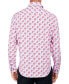 Men's Regular-Fit Non-Iron Performance Stretch Flower-Print Button-Down Shirt