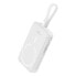 Фото #1 товара Powerbank с MagSafe 10000mAh 20W с кабелем Lightning для iPhone 0.3м белый Mini Baseus