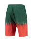 Men's Orange, Green Miami Hurricanes Tie-Dye Shorts