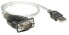 Фото #9 товара Manhattan USB-A to Serial Converter cable - 45cm - Male to Male - Serial/RS232/COM/DB9 - Prolific PL-2303RA Chip - Equivalent to ICUSB232V2 - Black/Silver cable - Three Year Warranty - Polybag - Black - Transparent - 0.45 m - USB A - Serial/COM/RS232/DB9 - Male - M