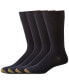 Фото #1 товара Носки мужские Gold Toe 4-Pack Dress Flat Knit Crew, созданные для Macy's