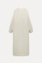 Фото #7 товара Платье ажурной вязки из смесовой альпаки ZARA