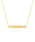 Фото #3 товара Macy's gold Plated Love, Faith, Believe, Blessed Necklace