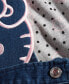Фото #3 товара Платье для малышей Hello Kitty комплект "Комбинезон и футболка" из джинсы