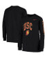 ფოტო #2 პროდუქტის Big Boys Black USC Trojans Arch & Logo 2-Hit Long Sleeve T-shirt