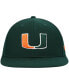 Фото #4 товара Men's Green Miami Hurricanes Team Color Fitted Hat