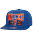 Фото #1 товара Men's Blue New York Knicks Champ Stack Snapback Hat