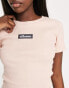 Фото #6 товара ellesse Landrea crop t-shirt in pink