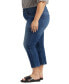 Фото #3 товара Plus Size Maya Mid Rise Capri Jeans