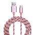 Фото #1 товара GARBOT C-05-10193 USB cable 1 m A C Pink Garbot Grab&Go 1m Braided Type-C Cable - Cable - Digital