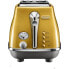 Фото #1 товара DELONGHI ICONA CAPITALS Toaster 2 Scheiben 900 W Toaster mit 3 Funktionen Gebckwrmer inklusive Gelb