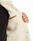 ფოტო #4 პროდუქტის Men's Regular Fit Sherpa Canvas Trucker Jacket