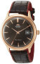 Фото #1 товара ORIENT 'AC08 V4' Automatic Stainless Steel and Leather Watch FAC08001T0