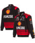 Фото #1 товара Men's Black Joey Logano Shell Pennzoil Twill Driver Uniform Full-Snap Jacket