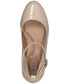 ფოტო #4 პროდუქტის Women's Valentinaa Memory Foam Ankle Strap Block Heel Pumps, Created for Macy's
