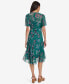 ფოტო #2 პროდუქტის Women's Flutter-Sleeve Ruffled High-Low Dress