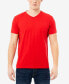 ფოტო #1 პროდუქტის Men's Basic V-Neck Short Sleeve T-shirt