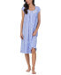 Women's Ruffled Cap-Sleeve Waltz Nightgown