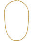 ფოტო #4 პროდუქტის Sparkle Rope Link 18" Chain Necklace (3mm) in 14k Gold