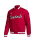 Men's Red Louisville Cardinals Baseball Coaches Full-Snap Jacket