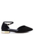 ფოტო #1 პროდუქტის Women's Suede Pointy Toe Ballet Flats By