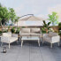 Фото #3 товара Gartenlounge-Set MetalRattan Ⅳ