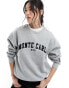 Фото #1 товара Cotton On relaxed sweatshirt with retro Monte Carlo graphic in grey